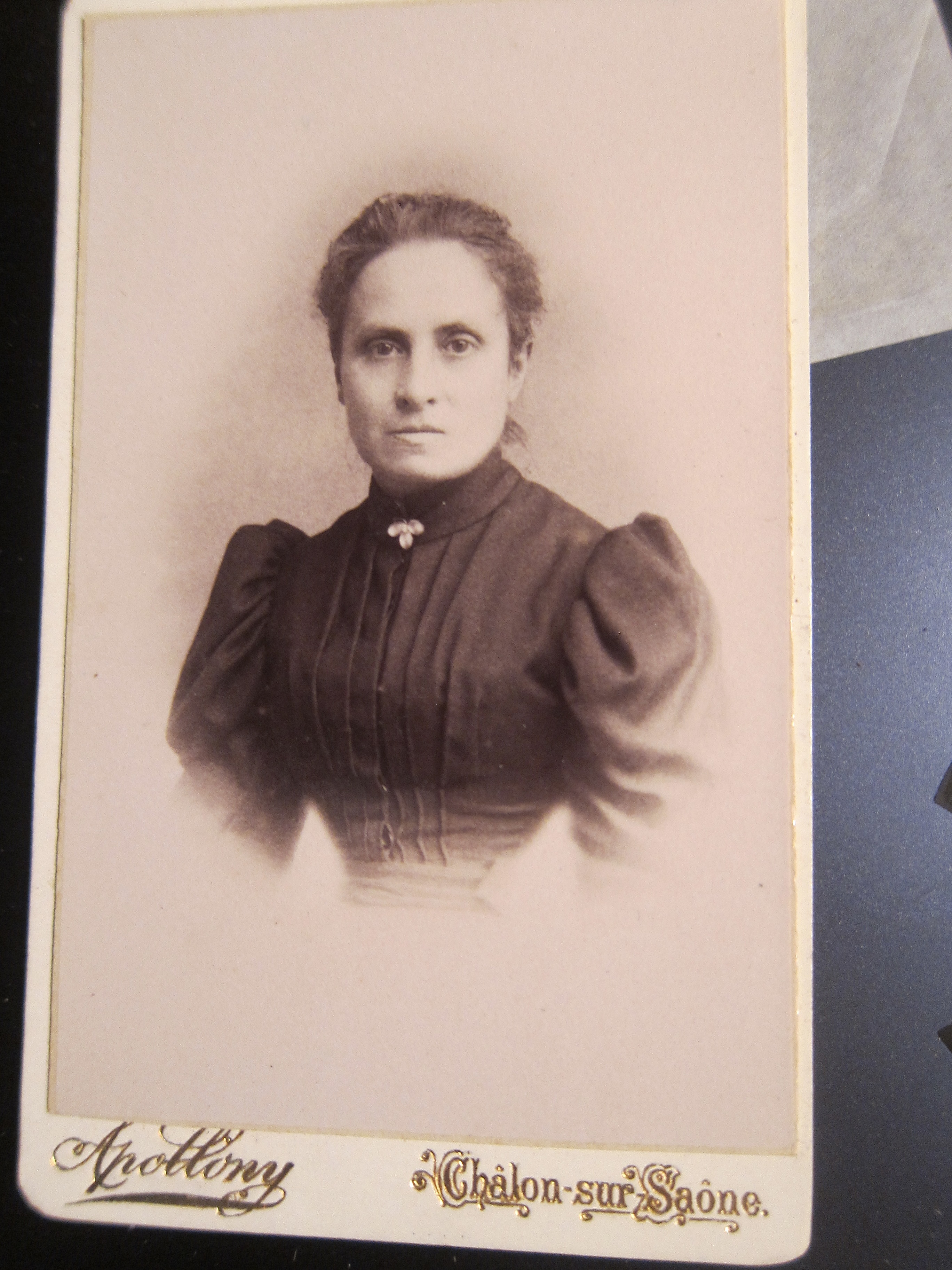 Fanny Davanture, la grand-mère de Claude et Louis Renaud 1897