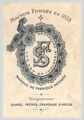 Carte Surrel Frères